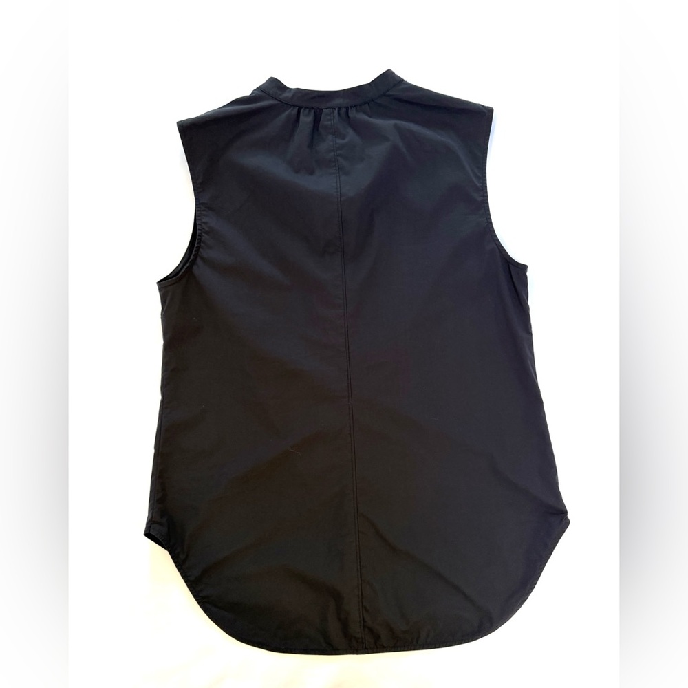 BNWOT Kit and Ace Marbella Sleeveless Poplin Shirt in Black M - Picture 9 of 12